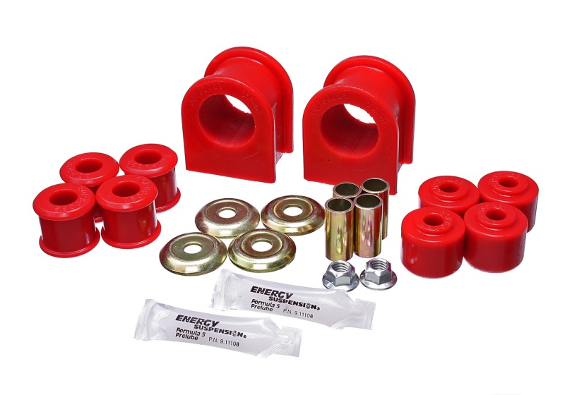 Ford F53 Sway Bar Bushings - Rear - Energy Suspension - 35mm Performance Polyurethane - Red - `99-`11
